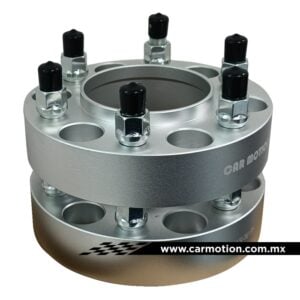 Espaciadores FORJADOS 6061-T6 PCD 6x139 CB 95.1MM / rosca 14x1.50 / grosor 38MM (1.5")
