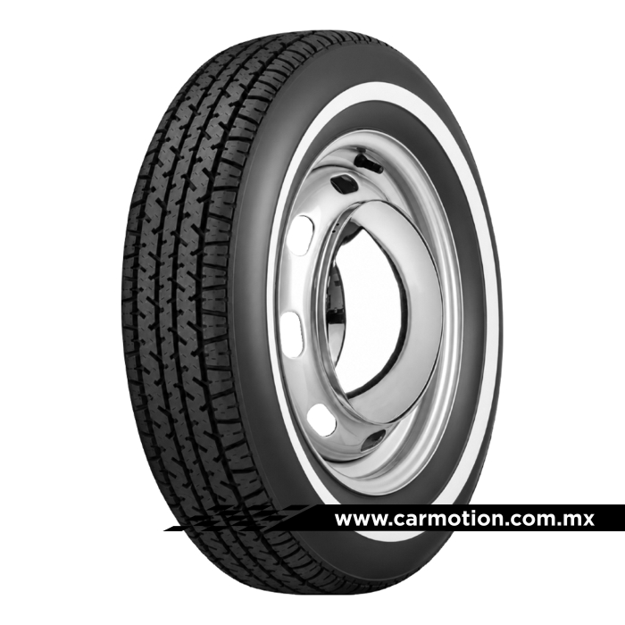 Llanta 165R15 Ker Cara blanca 90T 3/4" NWW